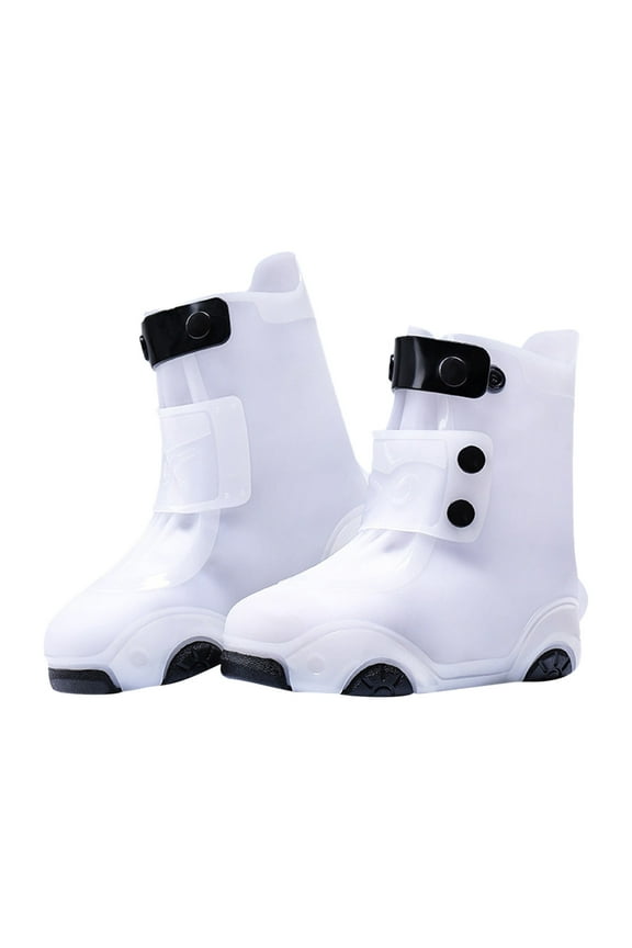 Toddler Rain Shoe Covers | Rain Boots Shoe Covers For Boys Girls | Reusable Galoshes Overshoes Infants Soft Footwear, 12-13 Years