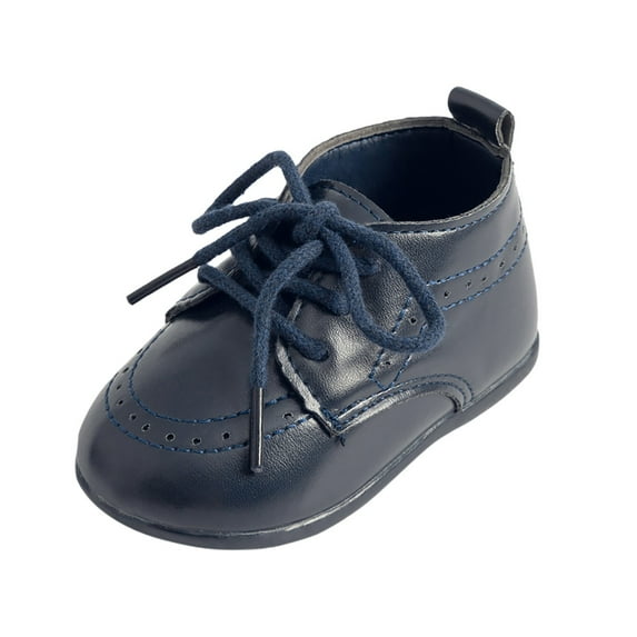 OSOLU Toddler Shoes Spring Autumn 0 1 Year Old Baby Shoes Casual British Style Walking Shoes Newborn Cute Footwear, 6-12 Months