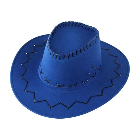 OSOLU Toddler Suede Kid's Cowboy Hat For Themed Parties Dress Up Hats Cap Baby Cute Dailywear, One Size