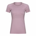 thumbnail image 1 of OSOLU Women Basic T-Shirt O-Neck Short Sleeve Tshirts Tee Solid Color Form Fit Workout Yoga Athletic Sports Tee Shirt Casual Tops Fashionable Dailywear, 1 of 5
