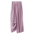thumbnail image 1 of OSOLU Women Comfortable Casual Solid Color Wide Leg Loose Trousers Everyday Comfort Versatile Active Athletic Casual Bottoms, 1 of 9