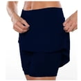 thumbnail image 1 of OSOLU Women Solid Color 2024New Fashionable Casual Ladies Short Beach Pants Trousers Everyday Comfort Versatile Active Athletic Casual Bottoms, 1 of 4
