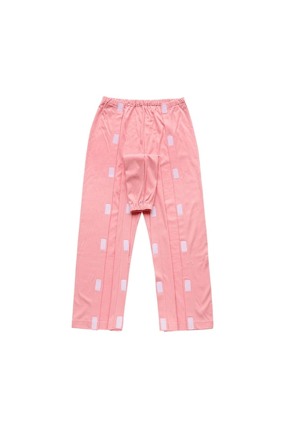 Women Solid Color Bedridden Patient Pants Design Patient Clothing Suitable For Postoperative Care Fracture Paralysis Bed Care Comfortable Patient Clothing Trousers Daily Bottoms