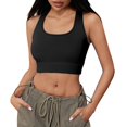 thumbnail image 1 of OSOLU Women Yoga Sports Bra With High Support And Feel Workout Sports High Support Comfortable Bralettes Black M, 1 of 7