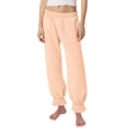 thumbnail image 1 of OSOLU Womens Pajama Pants Elastic Waist Lightweight Striped Loose Fit Cropped Pants With Pockets Trousers Daily Relaxed Fit Breathable Bottoms, 1 of 5