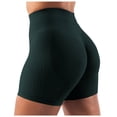 thumbnail image 1 of OSOLU Womens Workout Seamless Scrunch Lifting Shorts High Waist Gym Yoga Shorts Sports Soft Tummy Control Workout Athletic Gym Bottoms Dark Green S, 1 of 5