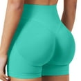 thumbnail image 1 of OSOLU Womens Workout Seamless Scrunch Lifting Shorts High Waist Gym Yoga Shorts Sports Soft Tummy Control Workout Athletic Gym Bottoms Mint Green XL, 1 of 5