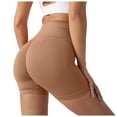 thumbnail image 1 of OSOLU Womens Workout Seamless Scrunch Lifting Shorts High Waist Gym Yoga Shorts Sports Soft Tummy Control Workout Athletic Gym Bottoms Pink L, 1 of 5