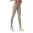 thumbnail image 1 of OSOLU Yoga High Waist Leggings For Women Pants Comfortable And Stretchy In Versatile Sizes And Colors Beige L, 1 of 4