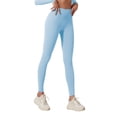 thumbnail image 1 of OSOLU Yoga High Waist Leggings For Women Pants Comfortable And Stretchy In Versatile Sizes And Colors Sky Blue L, 1 of 4