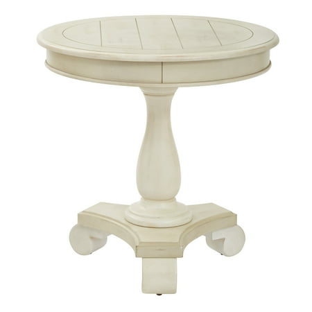 INSPIRED by Bassett - Avalon Accent Round Traditional Veneer Table