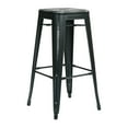 thumbnail image 1 of OSP Home Furnishings Bristow 30" Antique Metal Barstool, Antique Black Finish, 2 Pack, 1 of 2