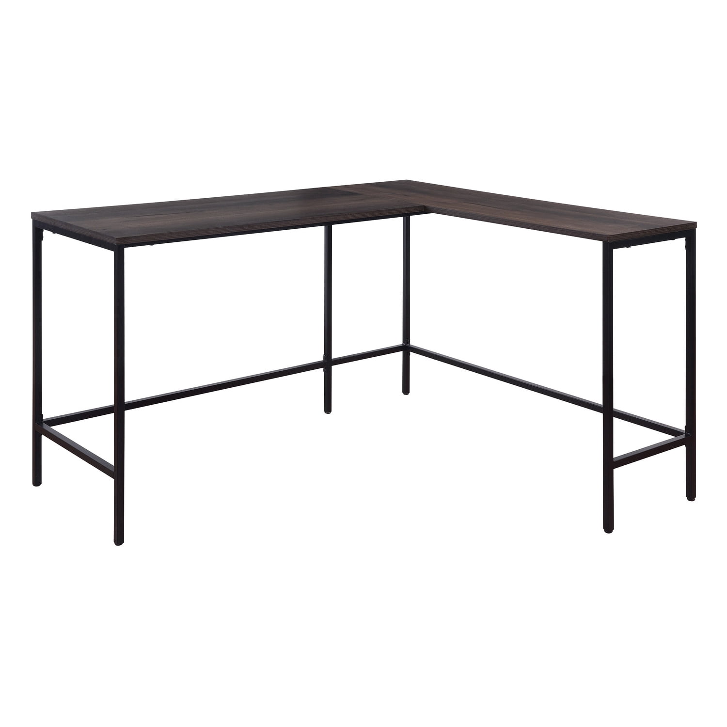 OSP Home Furnishings Contempo L-shaped Desk in Ozark Ash finish