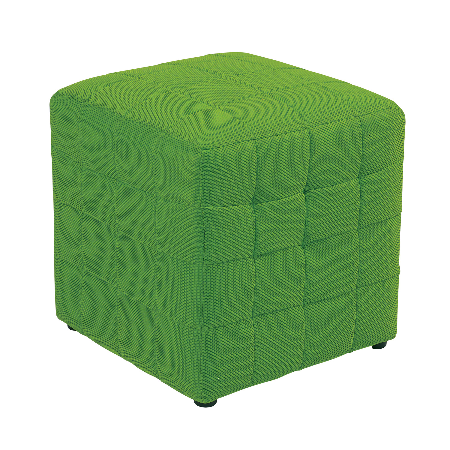 OSP Home Furnishings Detour 15" Green Fabric Cube - image 1 of 10