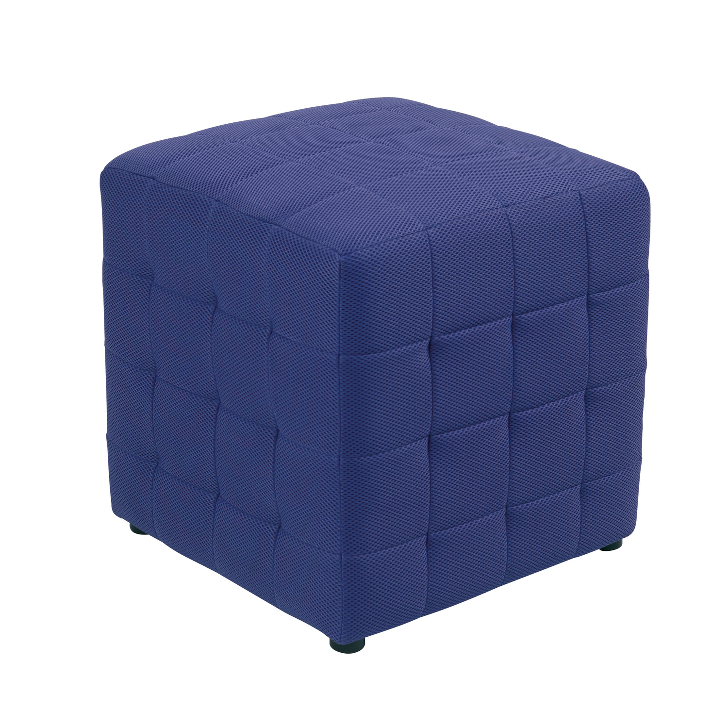 OSP Home Furnishings Detour 15" Purple Fabric Cube - image 1 of 9