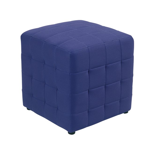 OSP Home Furnishings Detour 15" Purple Fabric Cube
