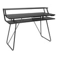 thumbnail image 1 of OSP Home Furnishings Glitch Battlestation Gaming Desk, Black, 1 of 9