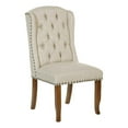 thumbnail image 1 of OSP Home Furnishings Jessica Tufted Wing Chair in Linen Fabric, 1 of 9