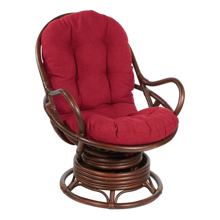 Bamboo swivel rocker chair hot sale