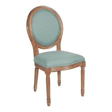 OSP Home Furnishings - Lillian Oval Back Chair - Klein Sea