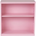 thumbnail image 1 of OSP Home Furnishings Metal Bookcase in Pink Finish, 1 of 5