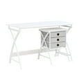 thumbnail image 1 of OSP Home Furnishings Olympic 48" Desk in White Metal, 1 of 10