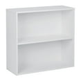 thumbnail image 1 of OSP Home Furnishings Prado 30 inch 2 Shelf White Bookcase Engineered Wood, 1 of 8