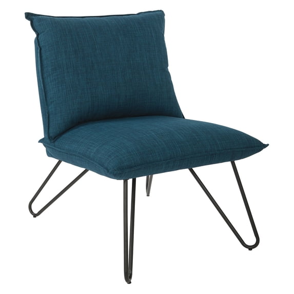 Office Star™ Avenue Six Riverdale Chair, Azure/Black