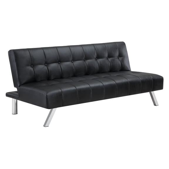 OSP Home Furnishings Sawyer Sofa Bed, Black
