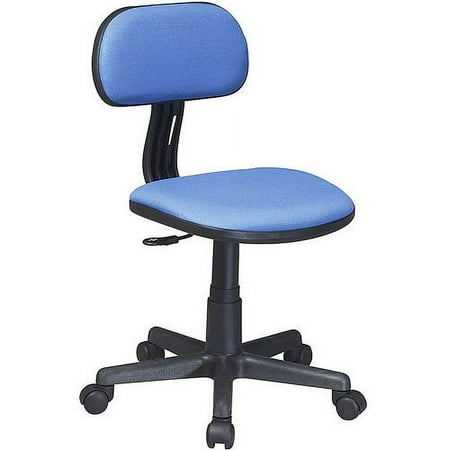 OSP Home Furnishings Student Task Chair in Blue Fabric