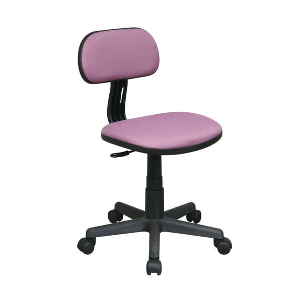 OSP Home Furnishings Student Task Chair in Purple Fabric