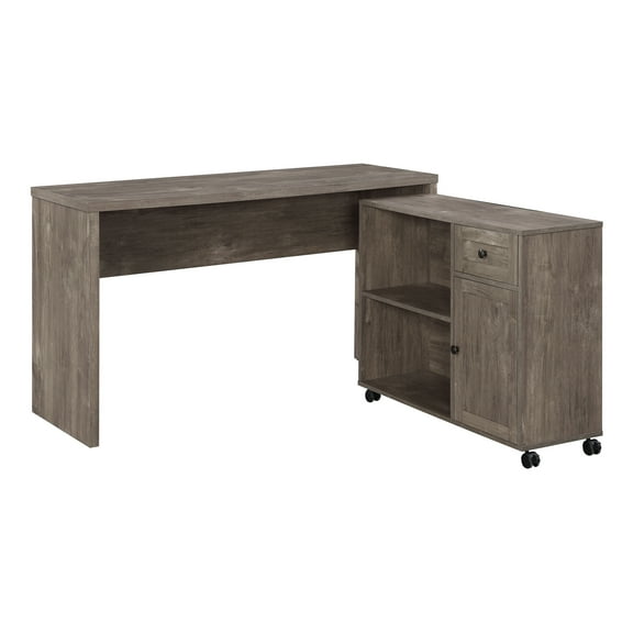 OSP Home Furnishings Waverly Work Station in Scottish Alder Finish