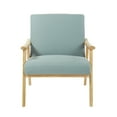 thumbnail image 1 of OSP Home Furnishings Weldon Chair in Klein Sea fabric with Brushed Finished Frame, 1 of 5