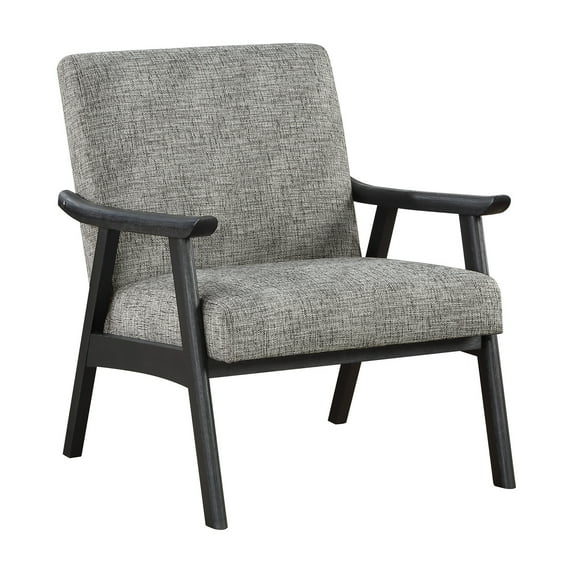OSP Home Furnishings Weldon Fabric Armchair in Graphite Gray