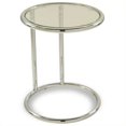 thumbnail image 1 of OSP Home Furnishings Yield Glass Circle Table in Chrome Finish with Glass Top, 1 of 5