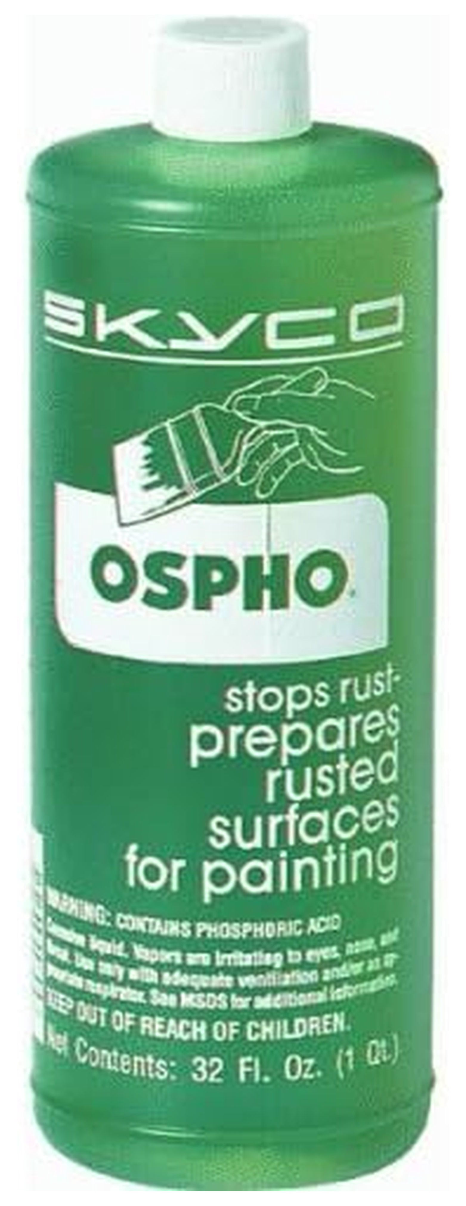 OSPHO Surface Prep Rust Converter Quart - Metal Primer for Rust Removal & Corrosion Protection - Prepares Surfaces for Paint - Durable Coating for Automotive, Industrial & Home Use