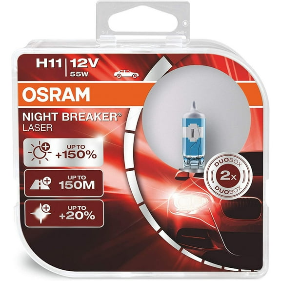 OSRAM White Halogen 3200K Automotive Bulb 2 Pack