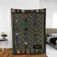 thumbnail image 1 of OSRS Maxed Stats 2277 Fleece Blanket, 99 All Skills Sherpa Christmas Throw, Soft Cozy Gaming Blanket for Bedroom Decor, Office Nap, Dorm, Sofa, All Season Warm, 1 of 7