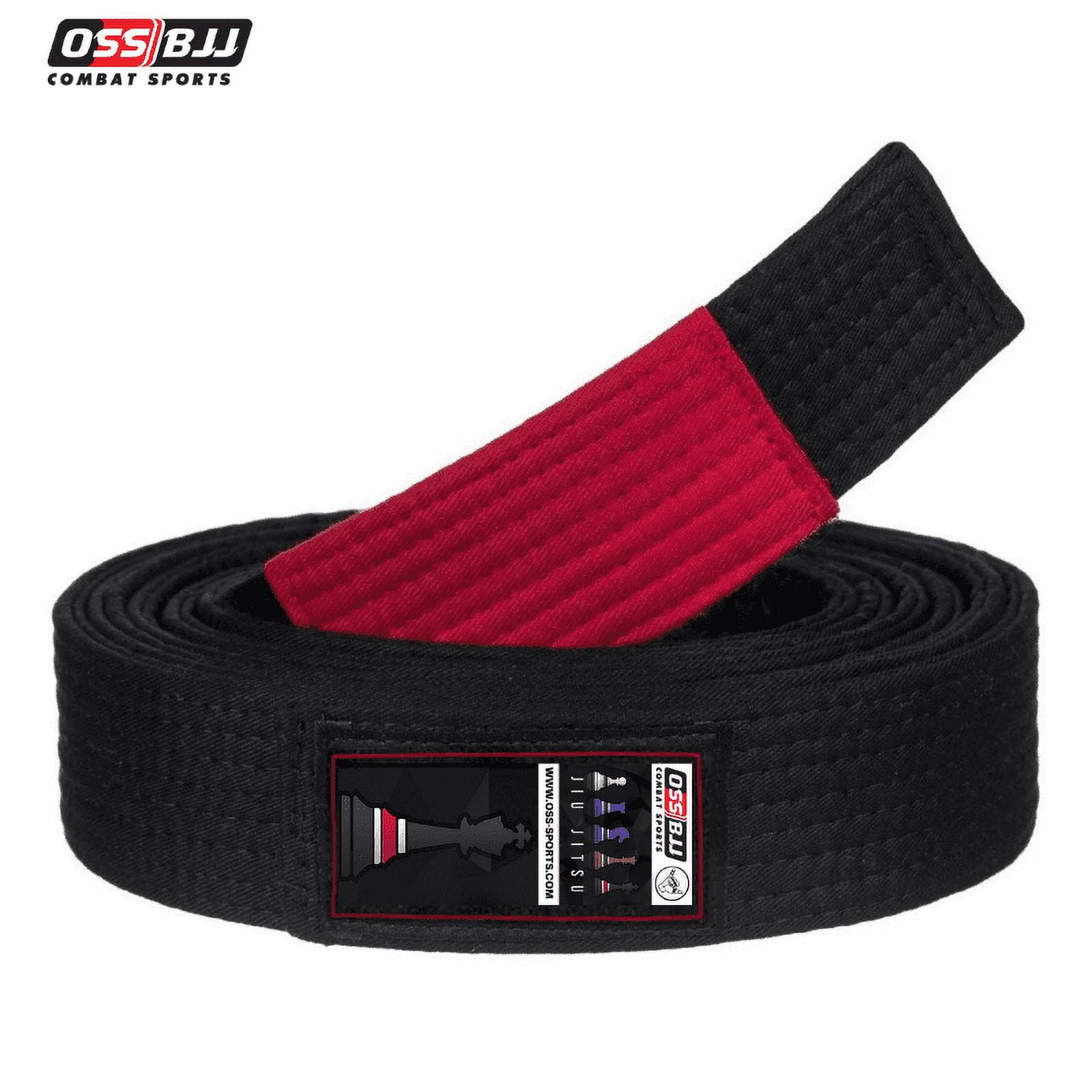 OSS Combat Sports BJJ Belt Brazilian Jiu Jitsu Belt IBJJF Approved Durable Design Belts