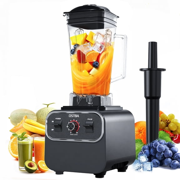 OSTBA Blender for Smoothies, Commercial 10-Speed Control Blenders for Kitchen, 68Oz Large Capacity and BPA-Free Pitcher, 1600W Countertop Blenders for Ice Crushing, Frozen Drinks, Puree & Grinding