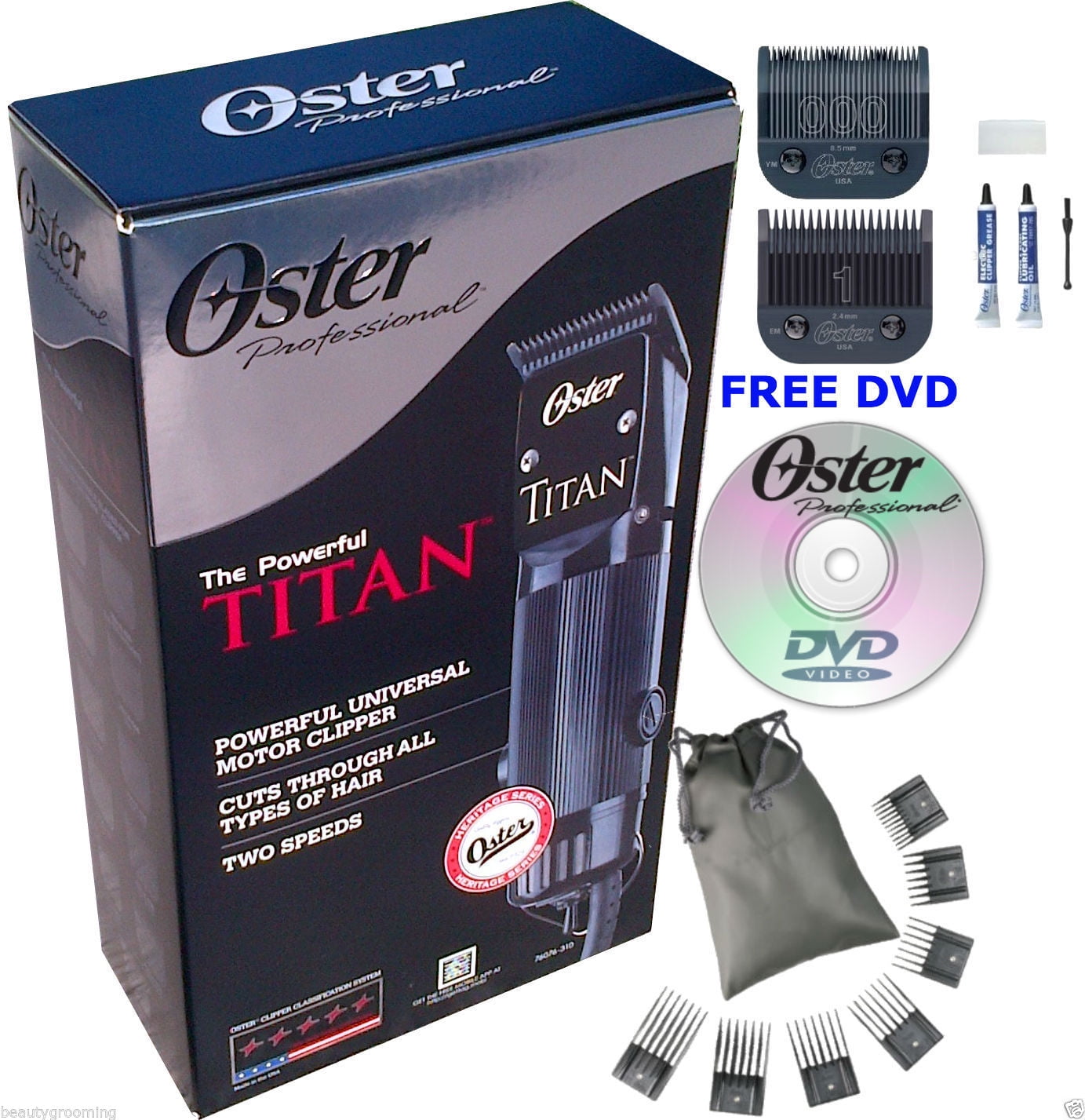 OSTER Titan Professional Hair Clipper with Detachable Blade OSTER Titan Professional Hair Clipper with Detachable Blade