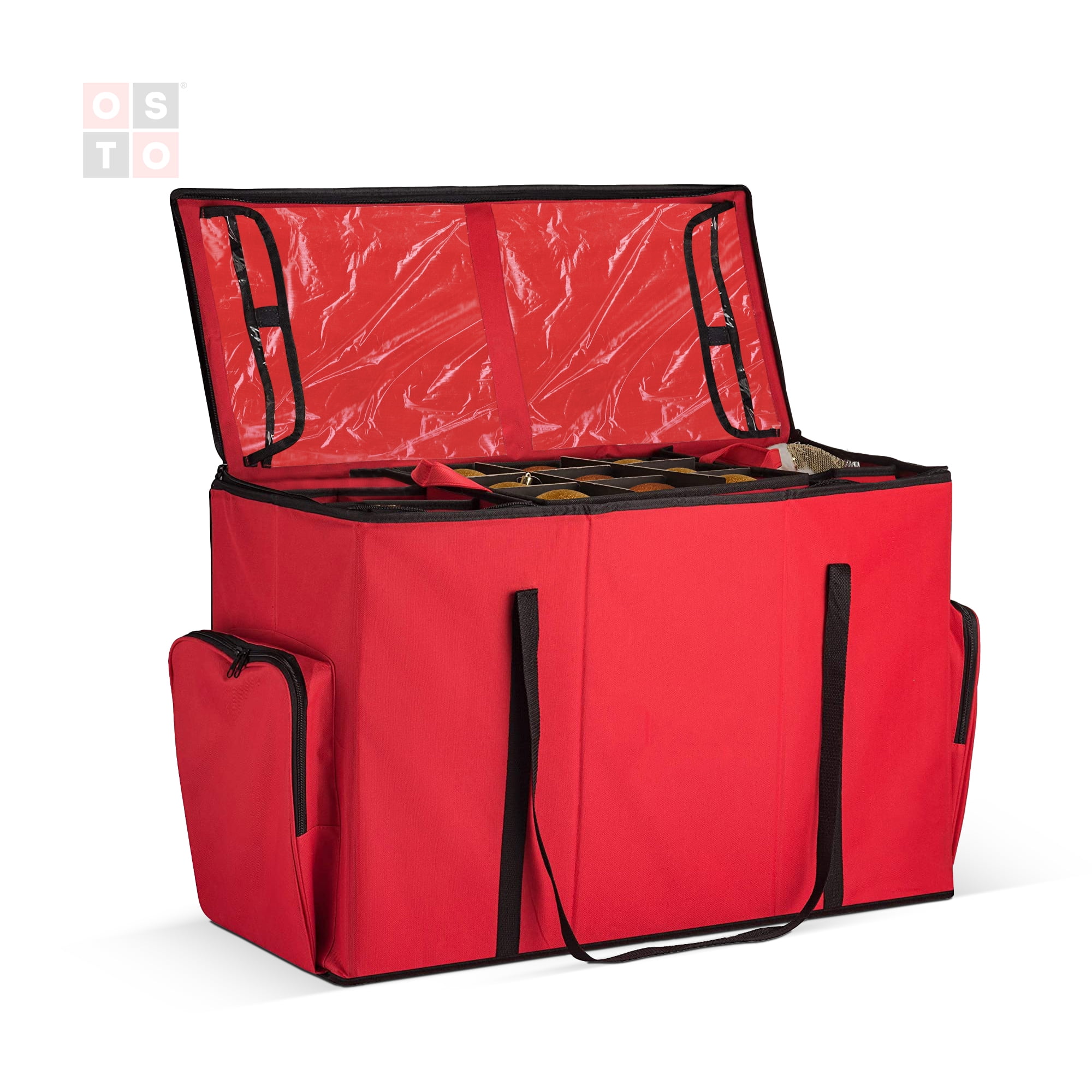 OSTO Christmas Ornament Storage Container Fits 73 Ornaments Plus Room