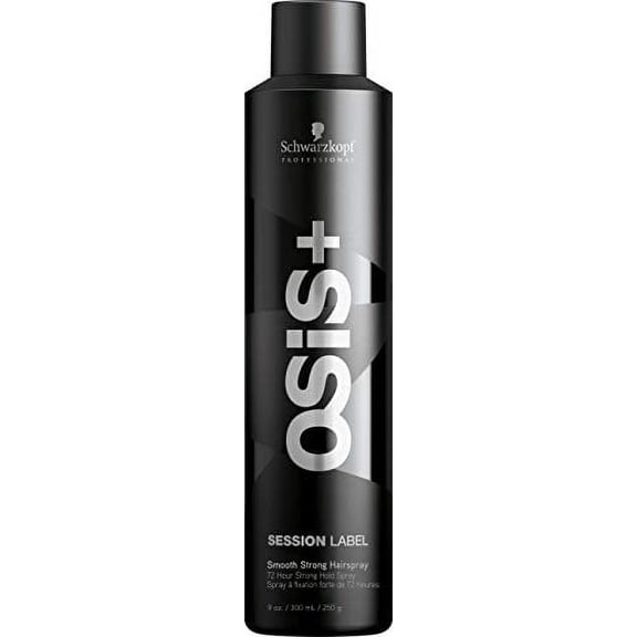 OSiS+ SESSION LABEL Smooth Strong Hairspray, 9-Ounce