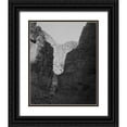thumbnail image 1 of OSullivan, Timothy H 12x14 Black Ornate Wood Framed with Double Matting Museum Art Print Titled - Limestone Walls-Kanab Wash-Colorado River, 1 of 4