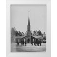 thumbnail image 1 of OSullivan, Timothy H 12x14 White Modern Wood Framed Museum Art Print Titled - Poplar Grove Church, 1 of 4