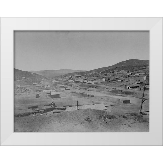 OSullivan, Timothy H 14x12 White Modern Wood Framed Museum Art Print Titled - Austin-Nevada