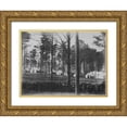 thumbnail image 1 of OSullivan, Timothy H 18x15 Gold Ornate Wood Framed with Double Matting Museum Art Print Titled - Head Quarters-Army of the Potomac-Brandy Station Virginia, 1 of 4