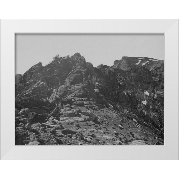 OSullivan, Timothy H 18x15 White Modern Wood Framed Museum Art Print Titled - Summit-Humboldt Mountains-Nevada