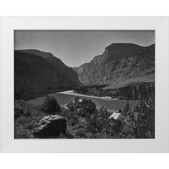 OSullivan, Timothy H 18x15 White Modern Wood Framed Museum Art Print Titled - The gate of Lodore