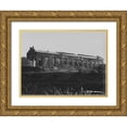 thumbnail image 1 of OSullivan, Timothy H 32x25 Gold Ornate Wood Framed with Double Matting Museum Art Print Titled - View of the Petersburg Gas Works, 1 of 4
